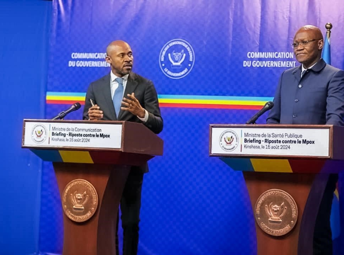 Variole considérée comme une urgence mondiale par l’OMS, RDC : Roger Kamba et Patrick Muyaya annoncent la riposte contre le Monkeypox !